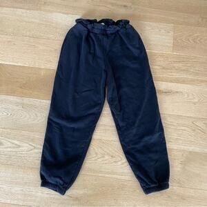 Lovers + Friends Paperbag Waist Sweatpant Joggers in Black